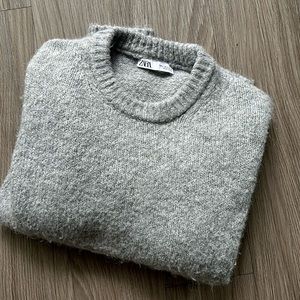 Grey over sized sweater
